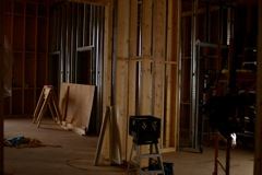 Meeting Room Walls and Construction Tools